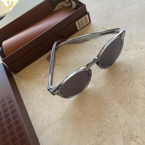 Retl$90 New Italy round sunglasses grey unisex - Picture 7 of 9